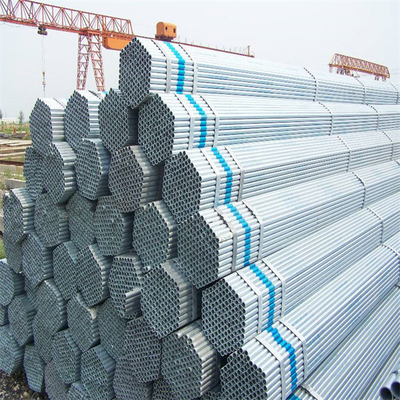 Quality  Boiler SUS DX53D+Z160 Beveled 90mm Galvanised Pipe Bare 5mm Steel Tubing factory