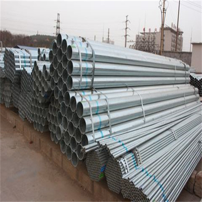 ASTM DX52D Galvanised Steel Pipe Z100 Sch10 3.05mm Flat Surface Bright