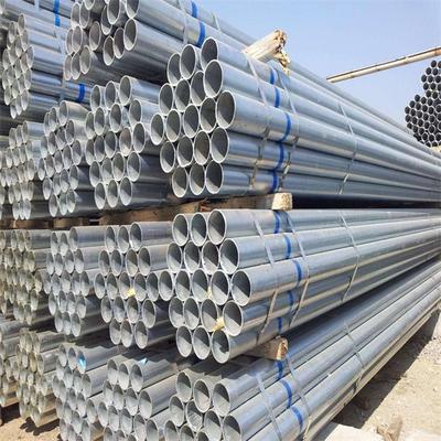 ASTM S275JR Threaded 4mm Thickness Galvanized Steel Pipes BV 65mm Galvanised Pipe