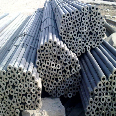Q345B SUS Bright Seamless Black Steel Pipe 57mm OD 9mm Thick AISI Tube