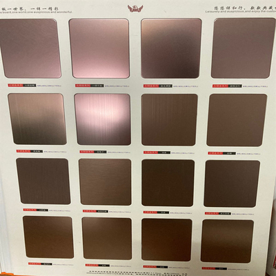 AISI Ss316L Hairline Finish Stainless Steel Sheet Decorative Metal Ss 1219*2438mm