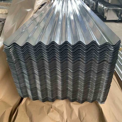 GI Galvanized Steel Corrugated Roofing Sheets 2mm Thickness 1500 * 6000mm