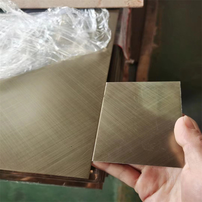 304 Stainless Steel Color Plate AISI Customized Surface Various Color 1500 * 6000mm Size 2mm Thickness