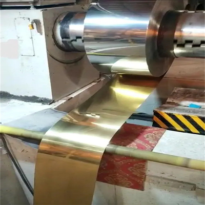 304 Stainless Steel Yellow Titanium Gold Rolls Coils ASTM Standard Cold-Rolled 1250mm Width 0.6mm Thickness