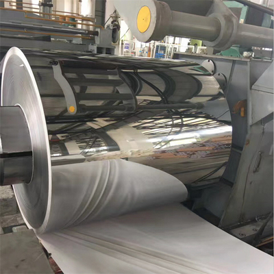 304 Stainless Steel Mirror Rolls Coils 1219mm Width 0.9mm Thickness ASME Standard Cold-Rolled 8K Surface