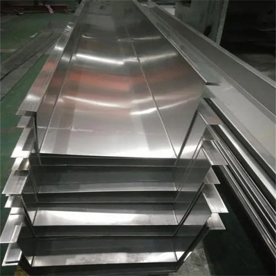 304 Stainless Steel Box Gutter 2B Surface 0.8mm Thickness 900mm Width 6 Meter Length Water Gutter