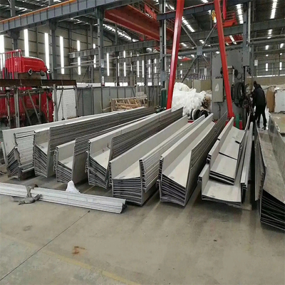 Stainless Steel Water Gutter 304 1.5*900mm Size Roof Gutter Cold-rolled Bright Sliver Different Shapes