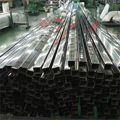 Customized 316L Stainless Steel Rectangular Pipes Tubes 50*50mm 50*100mm