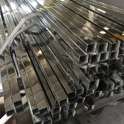 Customized 316L Stainless Steel Rectangular Pipes Tubes 50*50mm 50*100mm