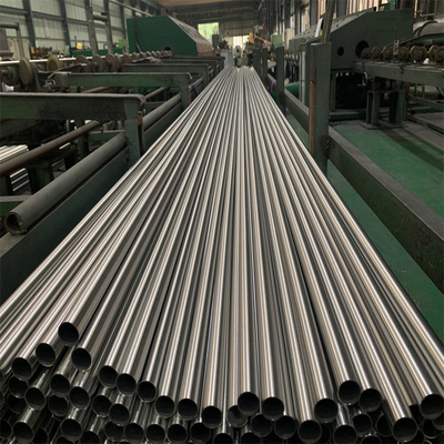 Round 304 Stainless Steel Pipes Polished 8K Surface 1/2 Inch 1.6mm Customized