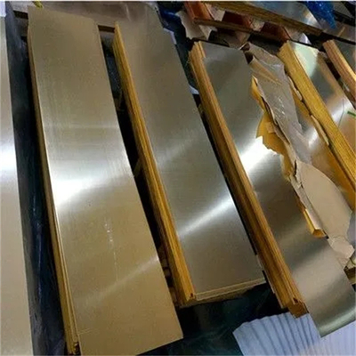 C26800 Brass Sheet Plate 1mm 2mm Thickness Zinc Copper Alloy Customized Size Astm Gb H68