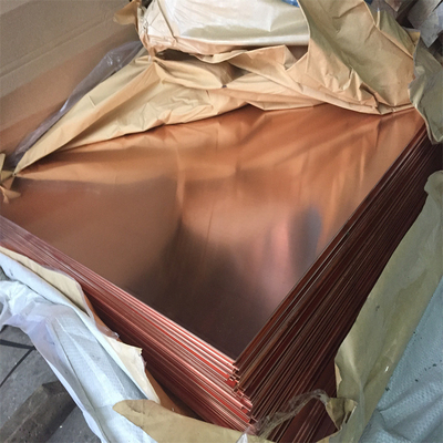 T1 T2 0.3mm 0.4mm Thick Copper Plate 1220mm Width Customized Length