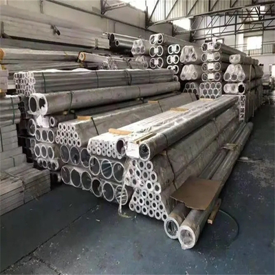 Seamless 6063 Aluminum Pipe 80mm Od 6mm Thickness Astm Sliver Color