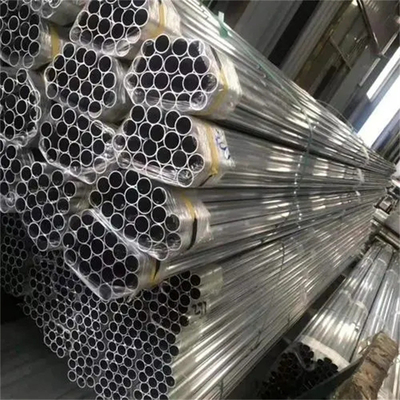 Seamless 6063 Aluminum Pipe 80mm Od 6mm Thickness Astm Sliver Color
