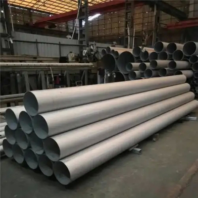 ISO 304 Polished 2B Stainless Steel Pipes 6.5mm Thickness  50 DN  Oil Tube Customized Length AISI Standard