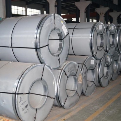 SUS304 Stainless Steel Coils 2B Polished 0.8mm Thickness 1279mm Width JIS Certificate Available