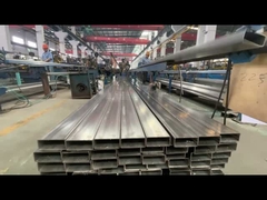 The Sorting and Packing Process in a Workshop for Stainless Steel Square and Round Pipes