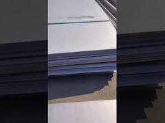 Stainless steel plate under sunlight