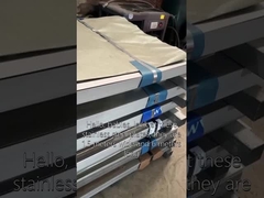 Ordered stacking of stainless steel plates