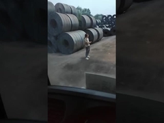 Mechanical arm battles lava carbon steel coils