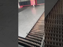 Carved stainless steel plate