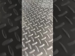 Embossed stainless steel sheet non-slip