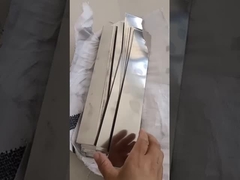 Display of small stainless steel sheets